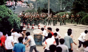 Rioting in Chengdu, 4 June 1989.