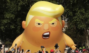 The Donald Trump baby blimp will fly again.