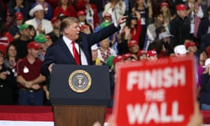 President Donald Trump speaks during a rally at the El Paso County Coliseum on February 11, 2019 in El Paso, Texas.